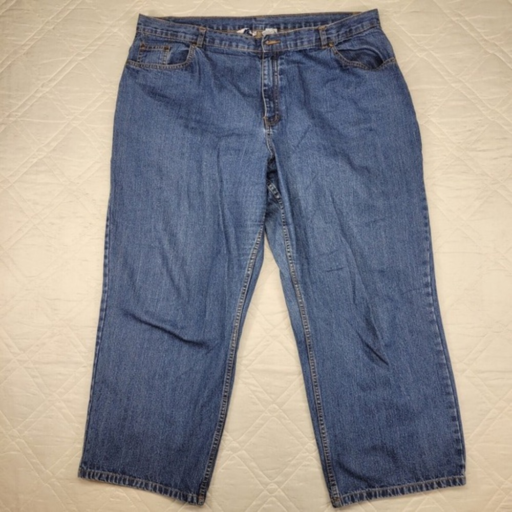 Mainstreet‎ Blues 100% cotton blue jeans size 22W